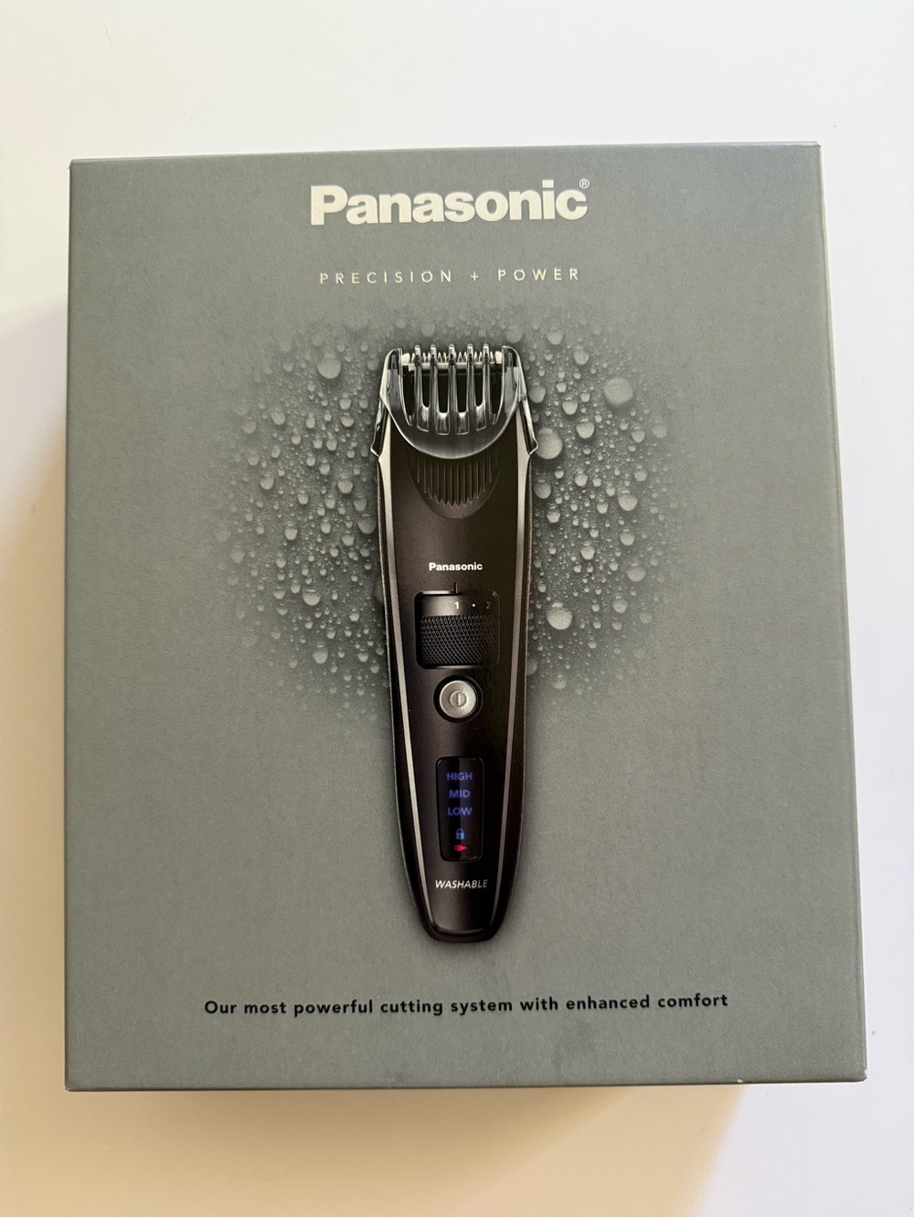 Panasonic Black & Silver Washable Beard Trimmer